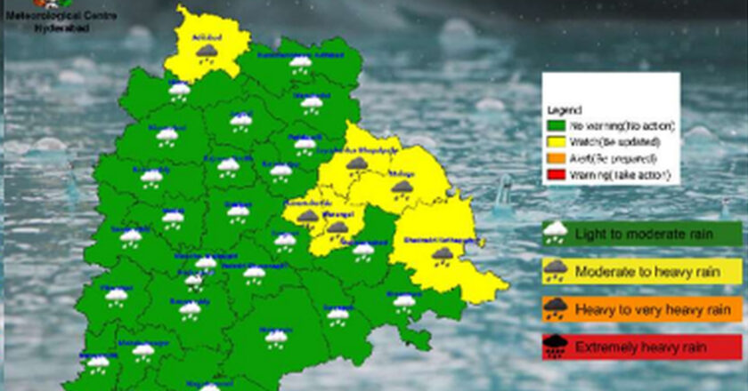 Telangana forecast to get break from rain this weekend