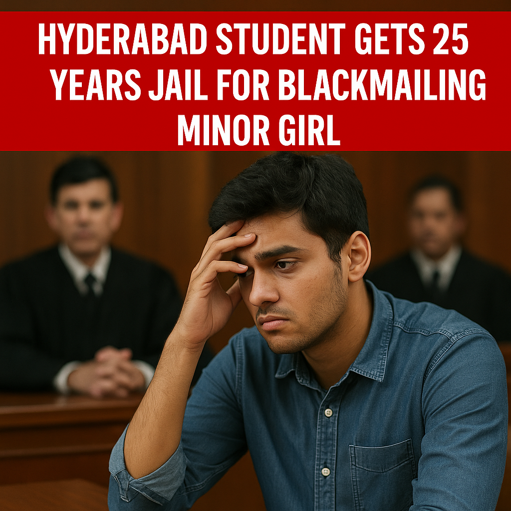 Hyderabad Student Gets 25 Years Jail for Blackmailing Minor Girl