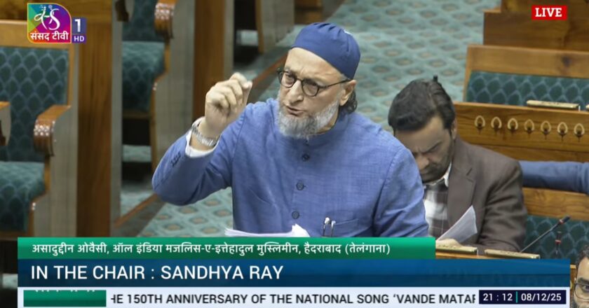 Owaisi Opposes Compulsion On ‘Vande Mataram’, Says Constitution Protects Freedom Of Worship