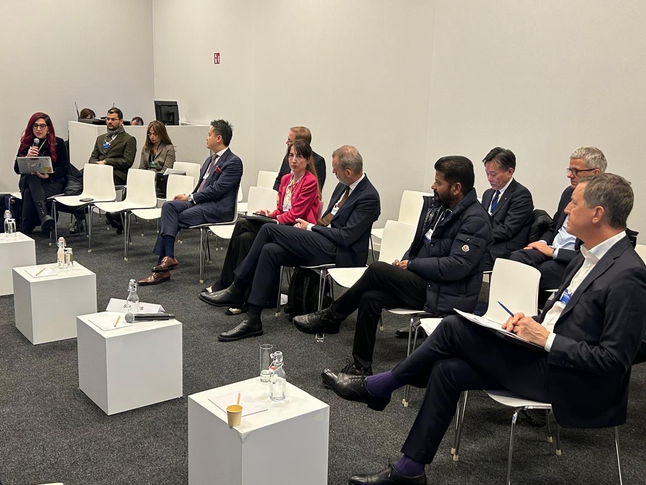 Telangana CM at Davos