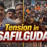Tension at Safilguda temple hyderabad