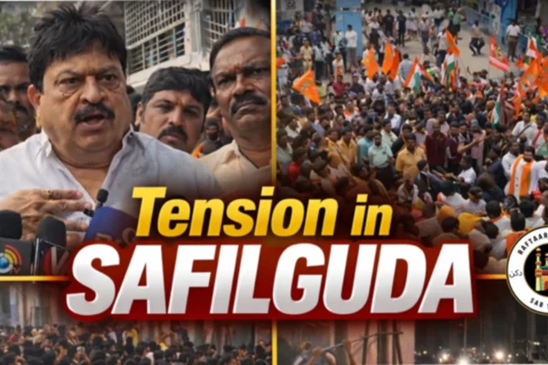 Tension at Safilguda temple hyderabad