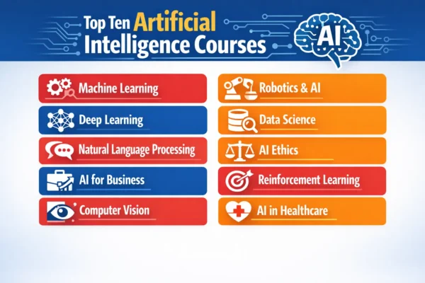 AI top Ten courses