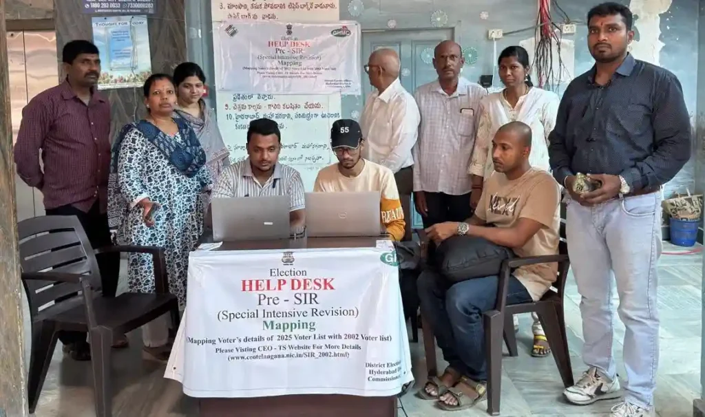Hyderabad: SIR Help Desks in 15 Assembly Constituencies