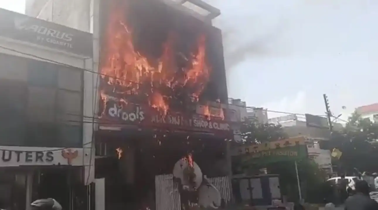 Lucknow Coaching Centre Fire
